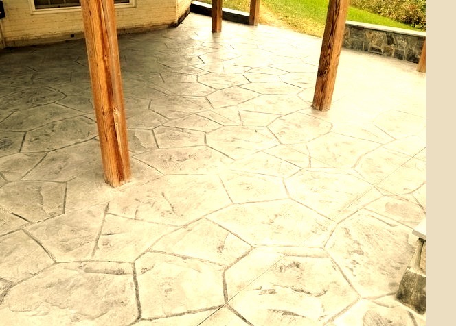 Patio Stamped Concrete