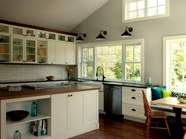 Transitional Kitchen - Great Room
