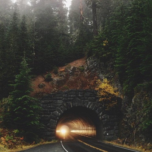 Mountain Tunnel, Mount Rainier, Washington